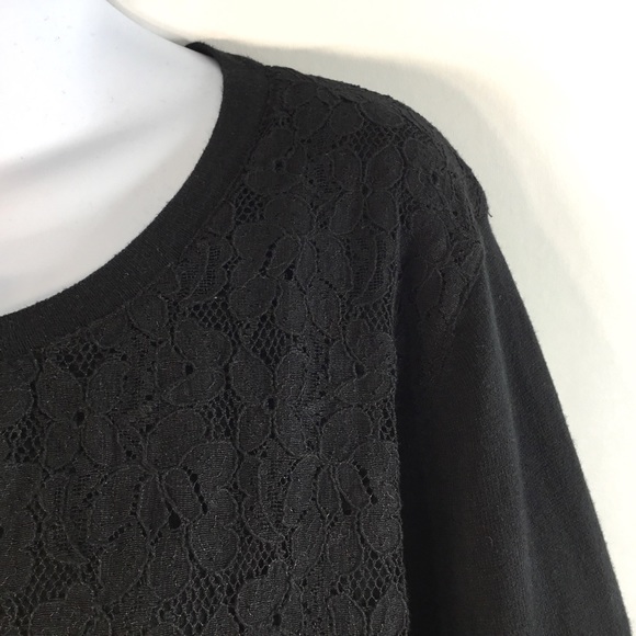 NWOT, Women’s Merona Black Lace Cardigan - Picture 2 of 4